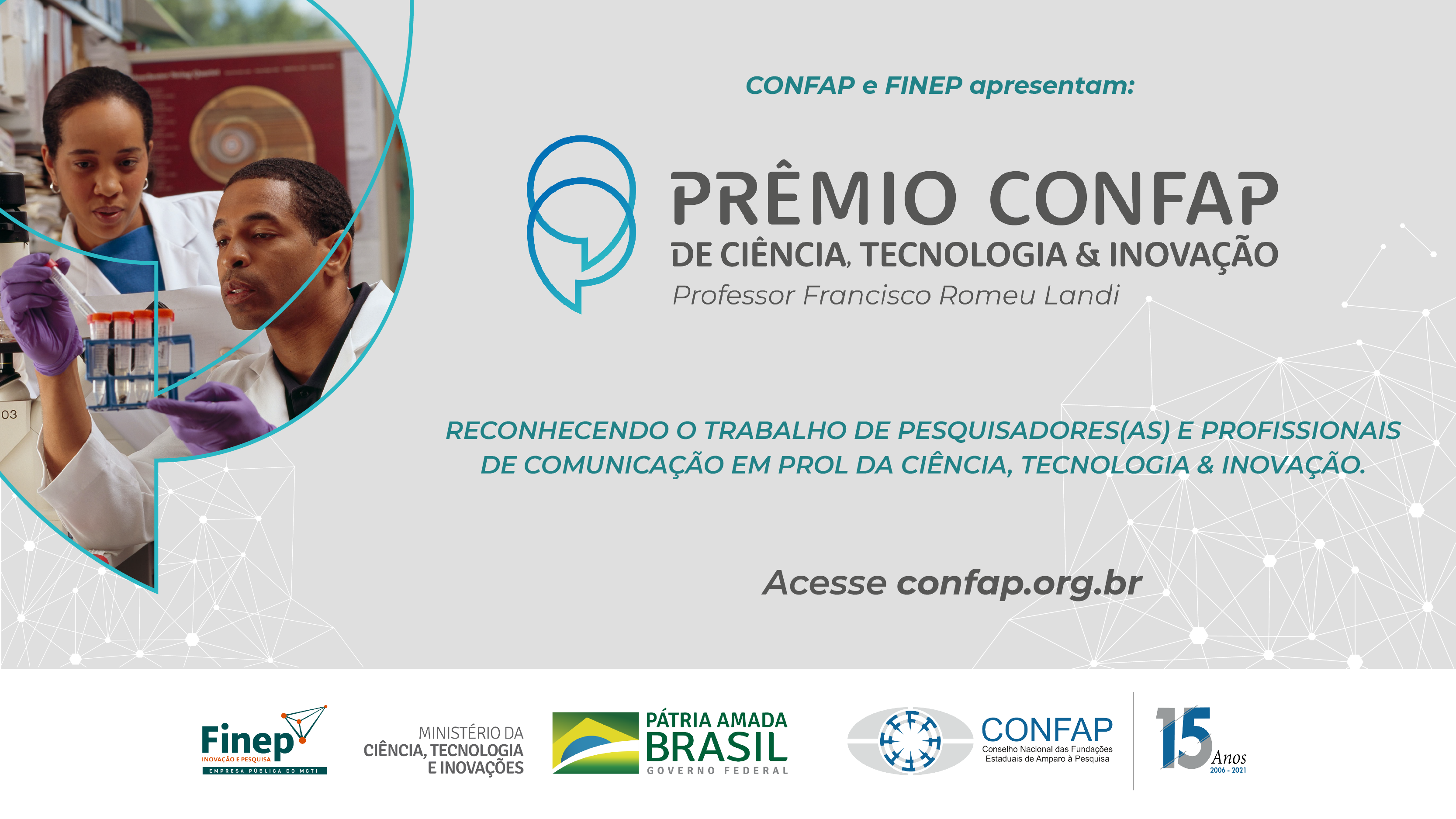 Banner Prêmio CONFAP - Twitter _ Pesquisadores 1