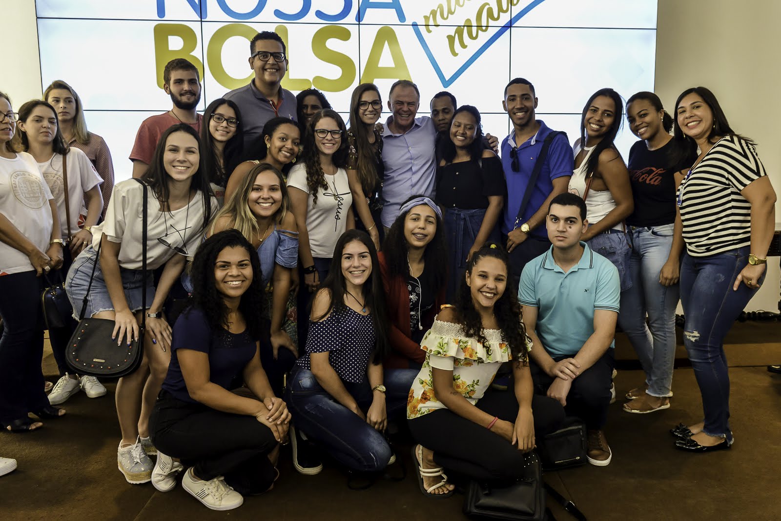 Governador Renato Casagrande recebe alunos na Aula Inaugural do Nossa Bolsa 2019