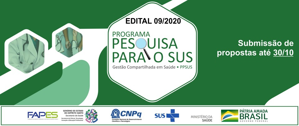 Banner Edital PPSUS 2020