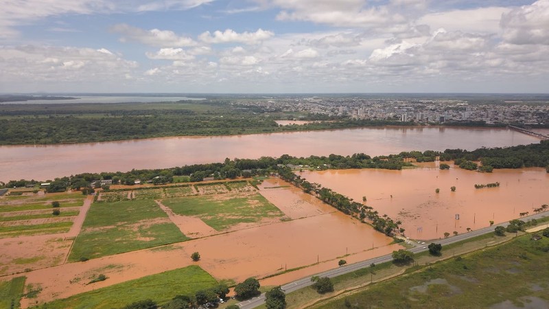 Inundação da Fazenda Experimental do Incaper em Linhares