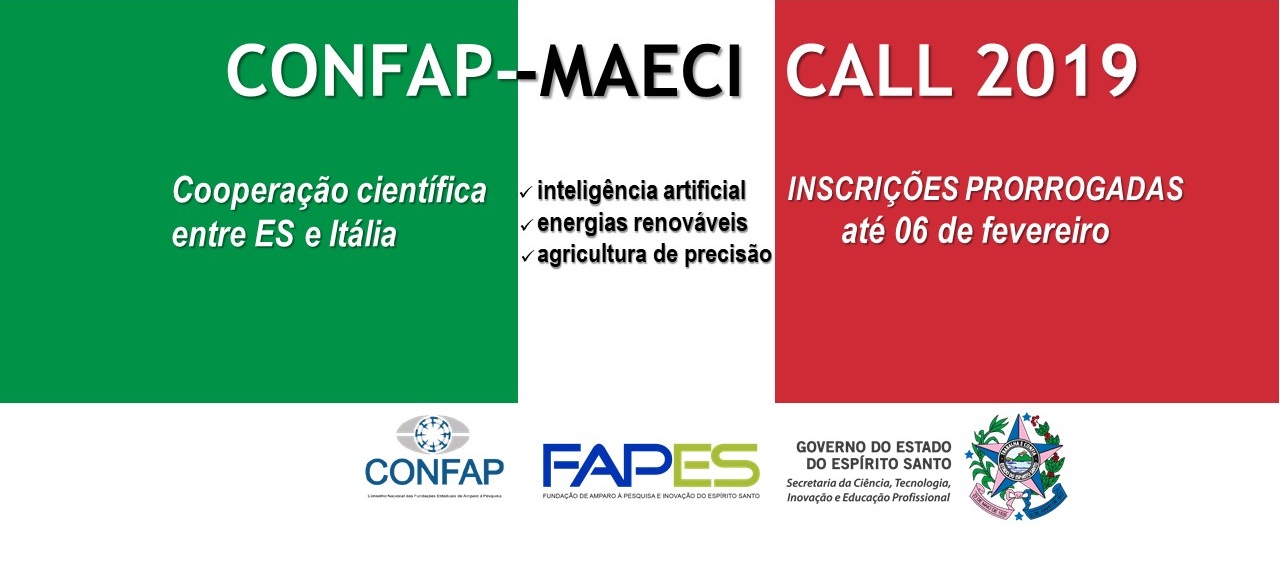 Confap-Maeci Call 2019 - prorroga
