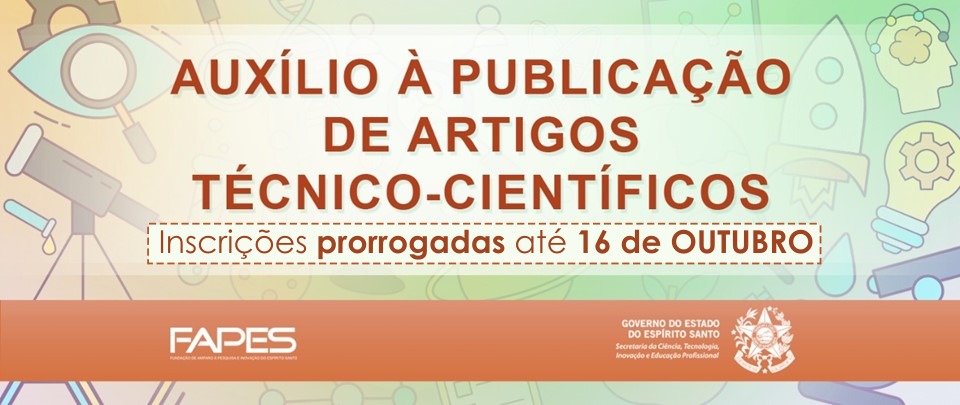 Banner Edital Publicação de Artigos