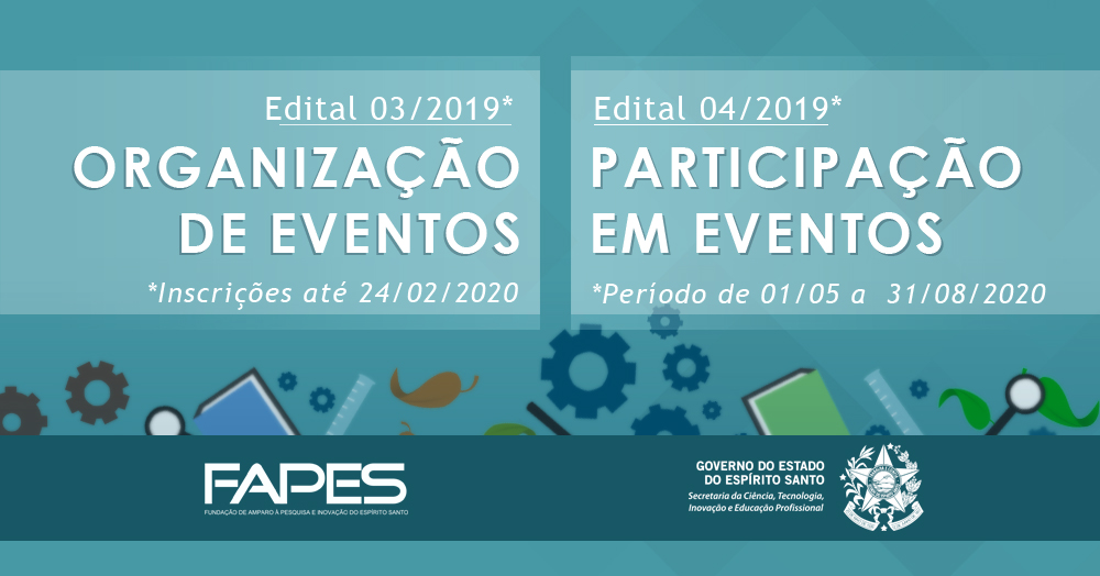 Banner Editais de Eventos 2020