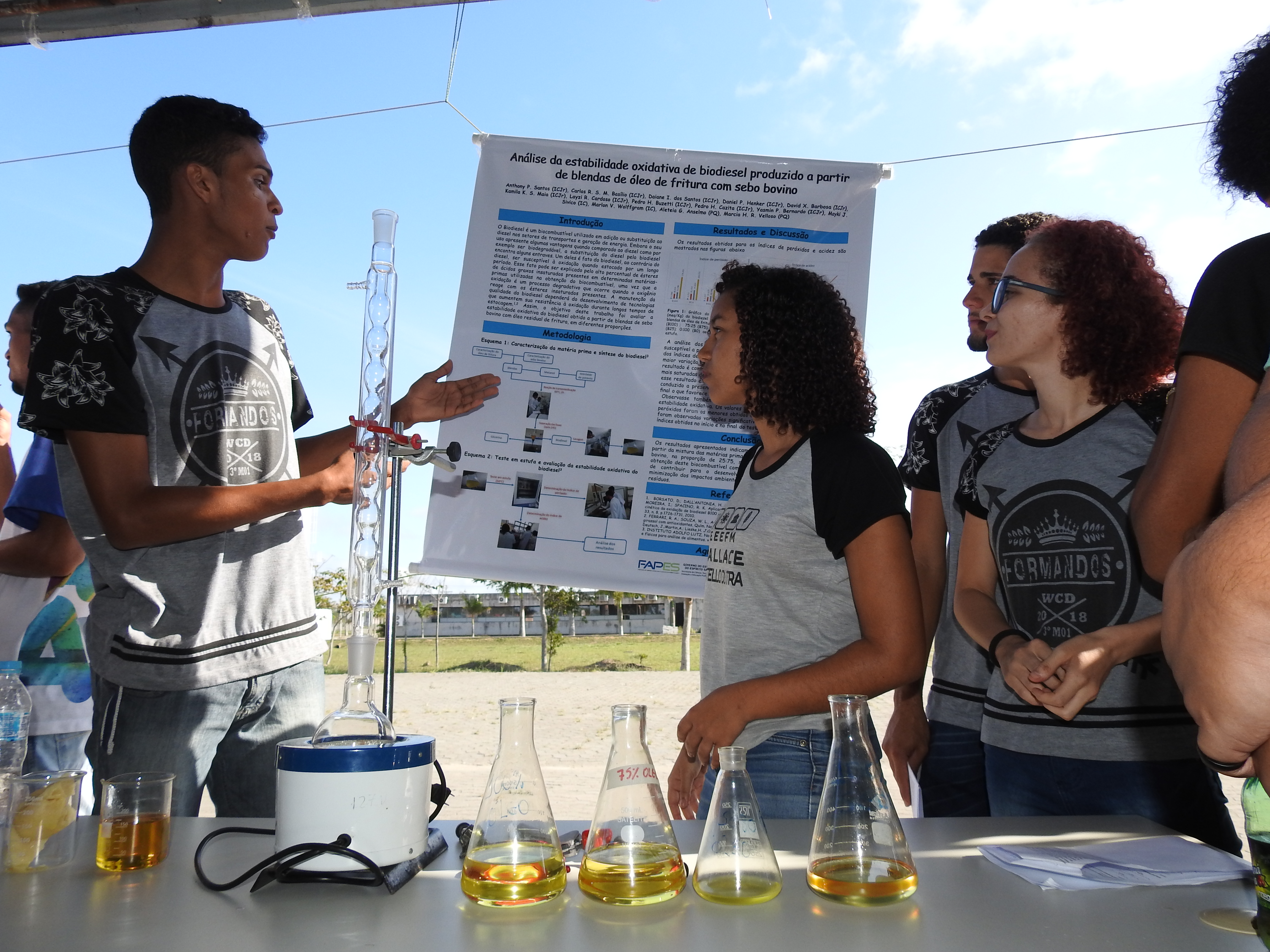 PIC Jr. São Mateus - Projeto Análise da Estabilidade Oxidativa de Biodiesel de óleo de fritura com sebo bovino